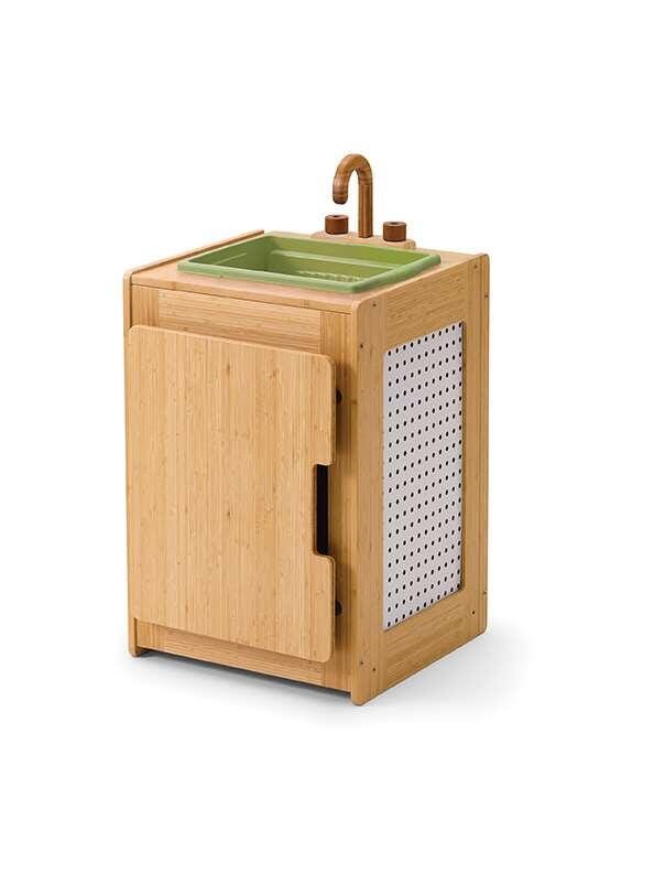 Image for Copernicus Bamboo Make-Believe Sink, 19-1/2 x 19-1/2 x 32 Inches from School Specialty